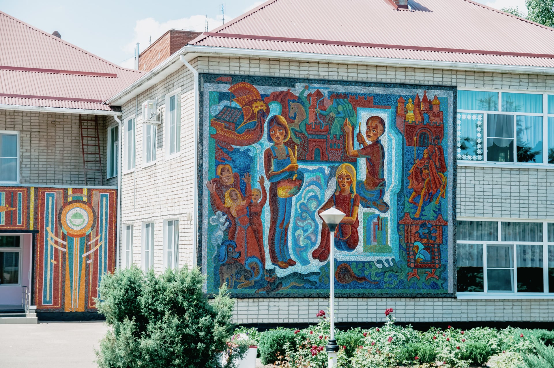 мозаика на детском саду в тимашевске