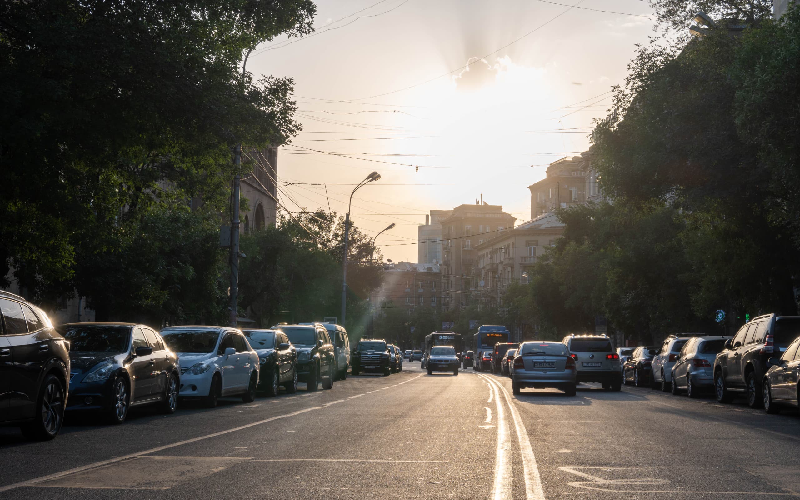 Ереван. Вечерняя прогулка по улицам