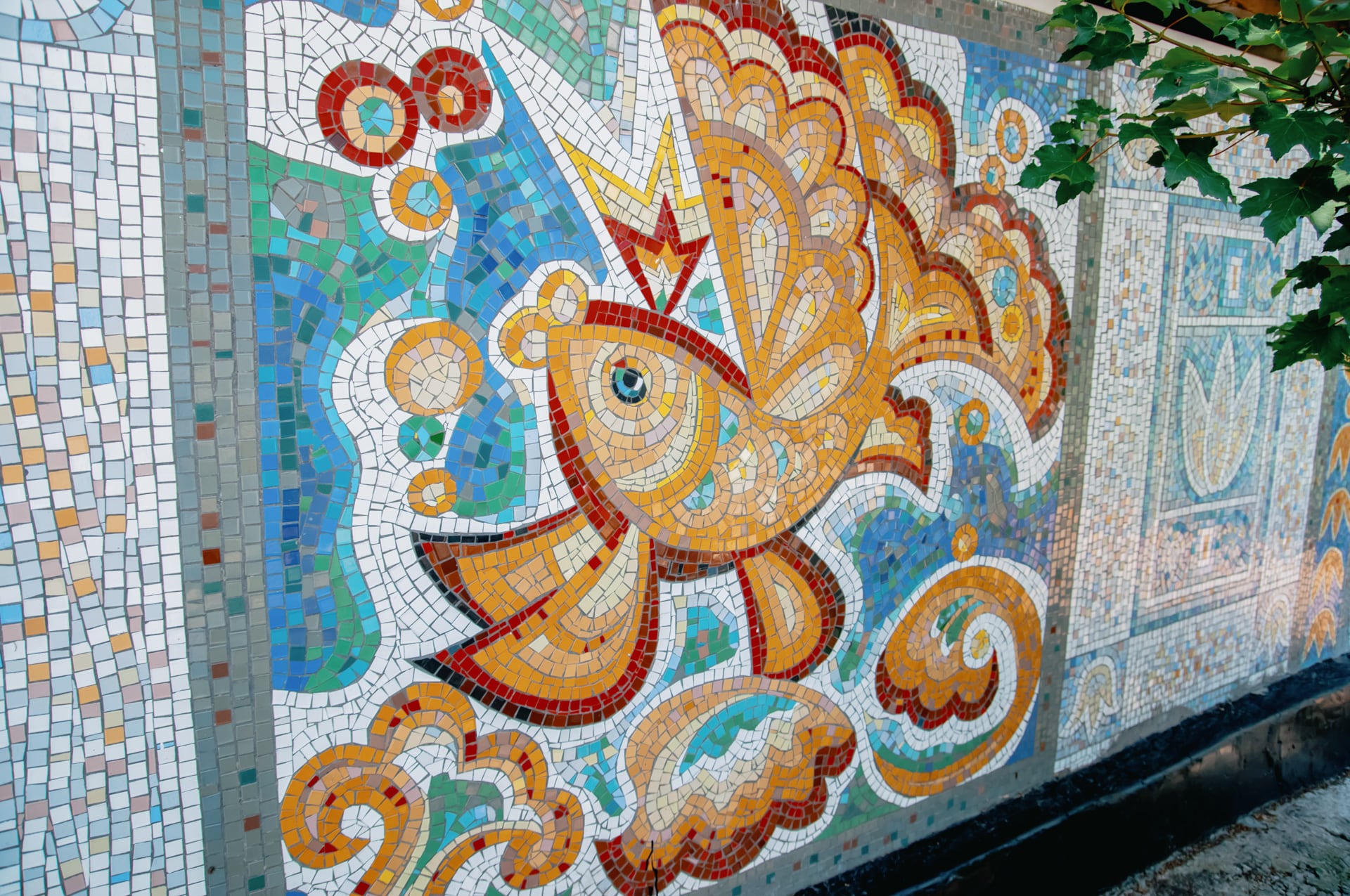 мозаика на детском саду в тимашевске